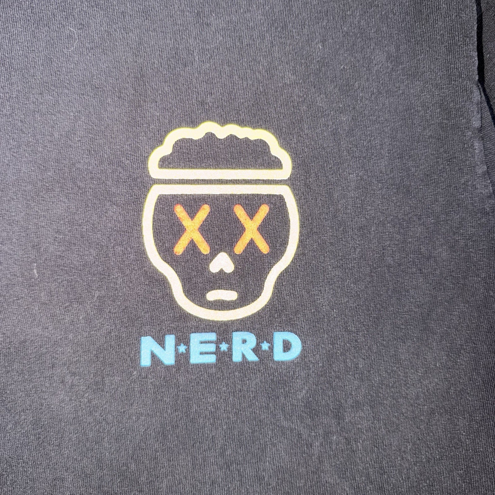Rare N.E.R.D In Search Of T Shirt Mens L Black Pharrell Williams Band Tee gallery