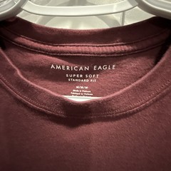 Mens AMERICAN EAGLE AEO Super Soft Solid Crew Neck Tee T Shirt Sz M