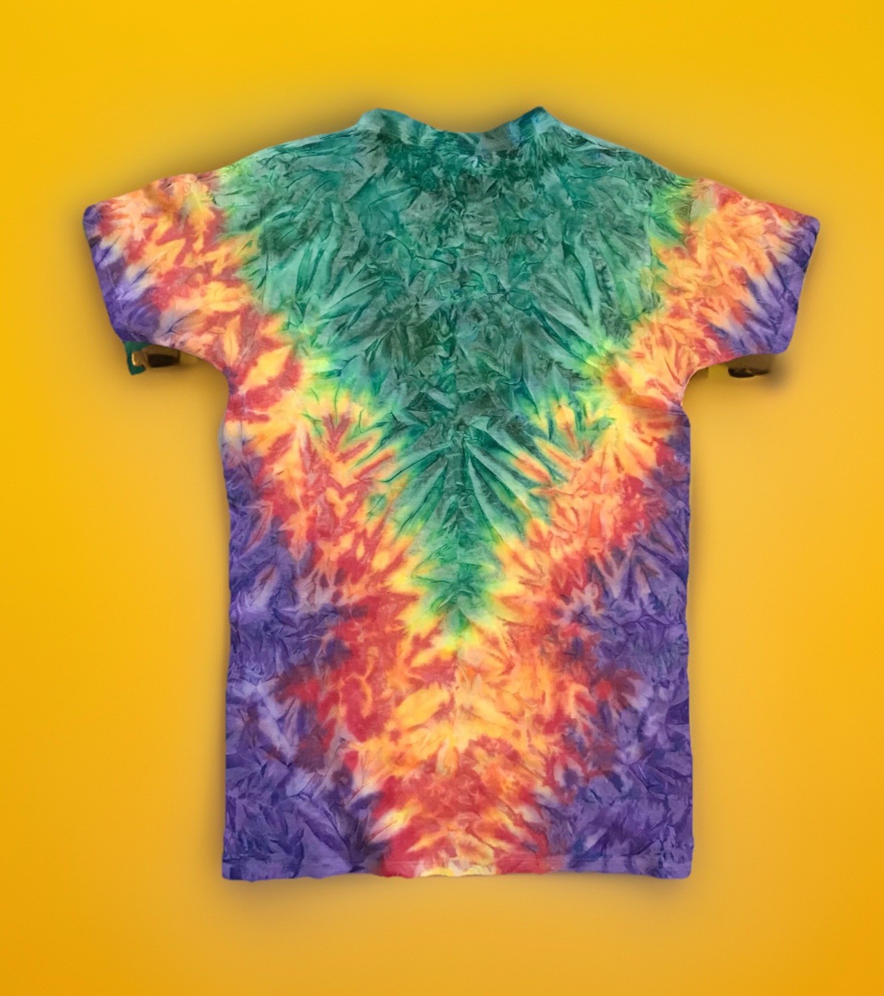 *New* 2XL - Sm Handmade Tie Dye, Spear Emerald, Crew or V-Neck, 30 Yrs Exp! gallery