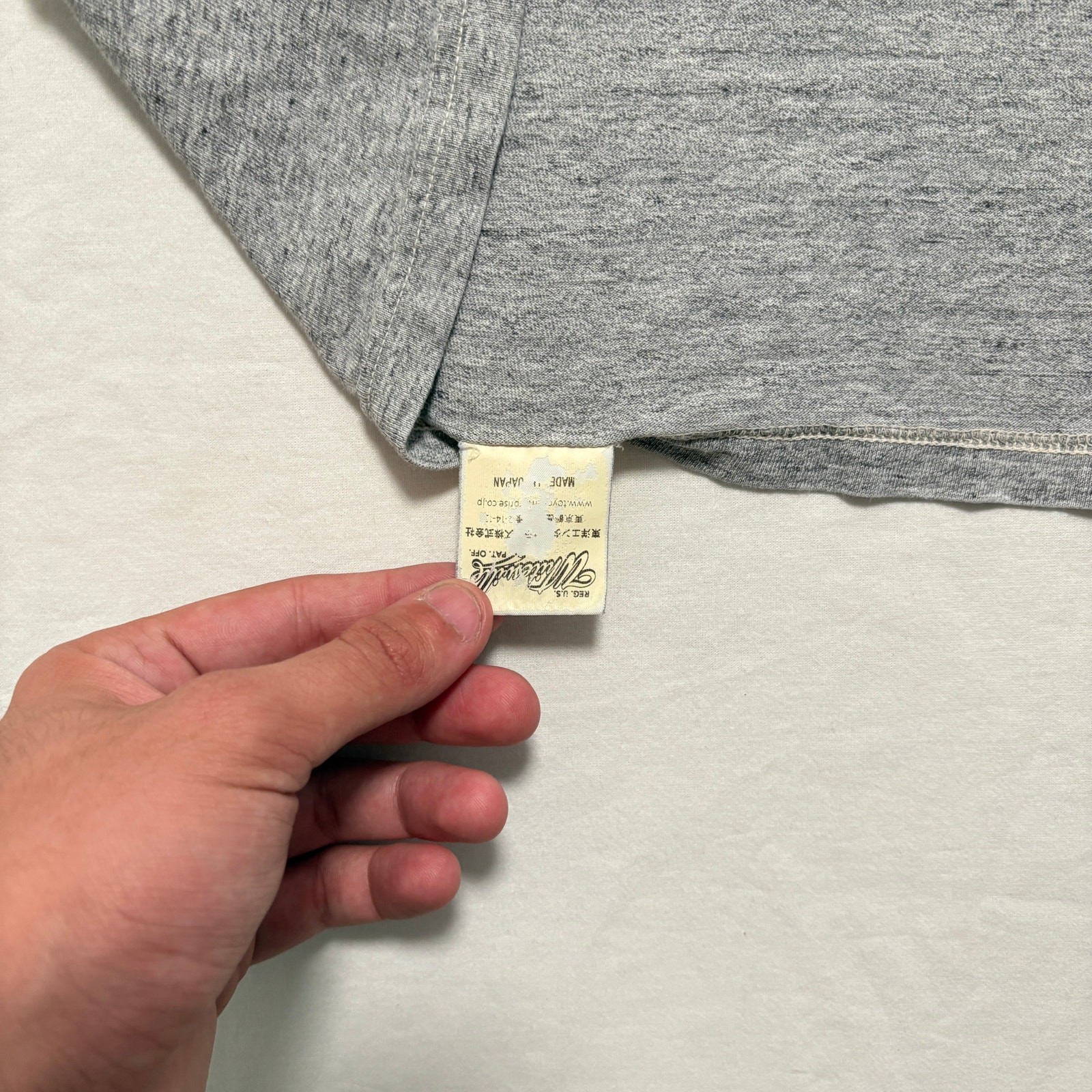 Whitesville Tubular Quali-T Heavyweight Short Sleeve Cotton T-Shirt Men’s L Gray gallery