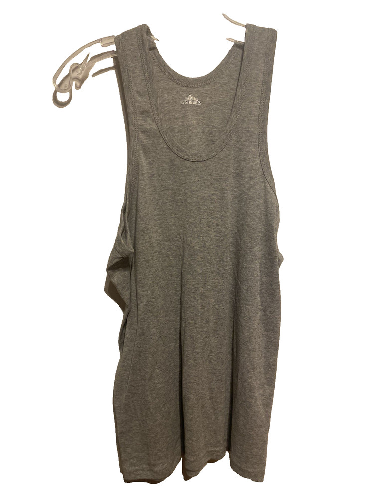 Unbranded Tank Top Racerback Heather Gray Size Medium US (XL China) NWOT