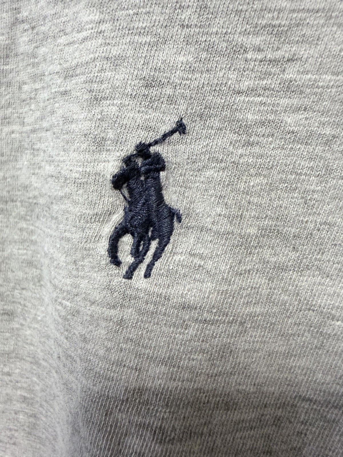 Vintage Polo Ralph Lauren Shirt Men's Medium Gray Tee 90s USA fabric Pony gallery