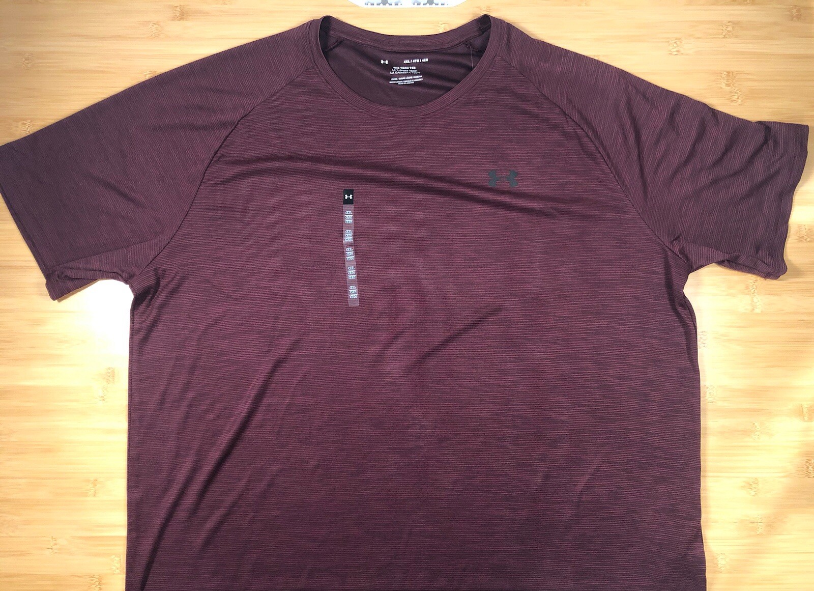 UNDER ARMOUR UA Tech Textured PERFORMANCE S/S T-SHIRT Size 4XL 1382796-601 gallery