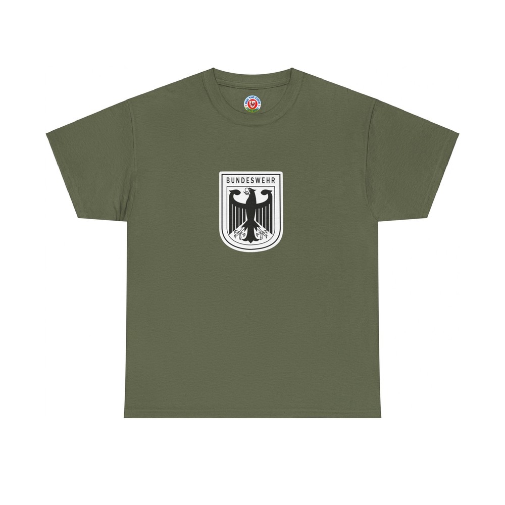 BUNDESWEHR EMBLEM “80’s Armed forces classic of Germany” Unisex Heavy Cotton Tee