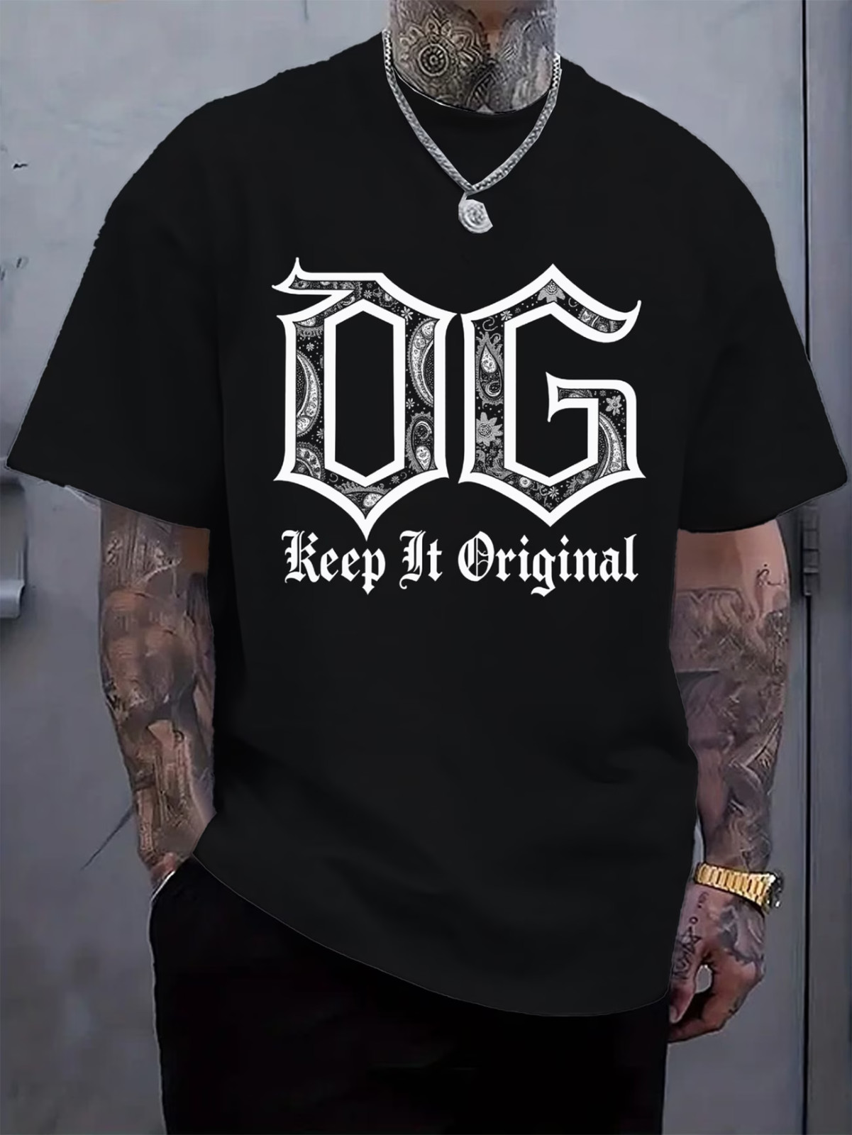 Men’S Relaxed Fit T-Shirt Made from 100%, 180G Weight, Available in Plus