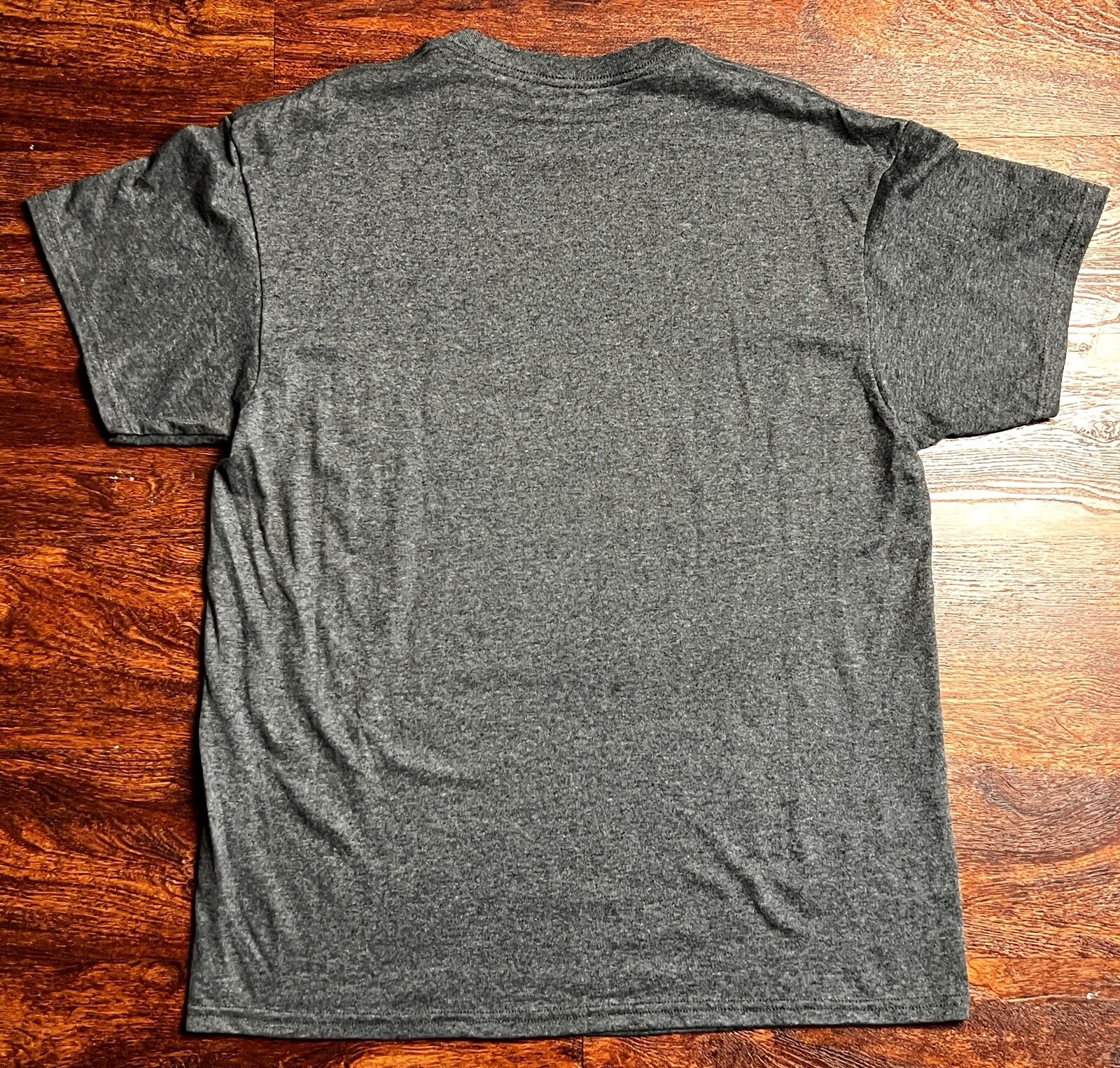 BONE COLLECTOR T-SHIRT Men's M Gray + Bright Green 50% Poly-50% Cotton gallery