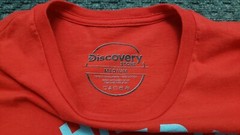 Discovery Channel Store Men’s Medium Red T Shirt Shark Week Weightlifting