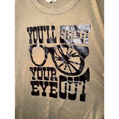 Bella Canvas Youll Shoot Your Eye Out Graphic T-Shirt Mens Medium Heather Olive