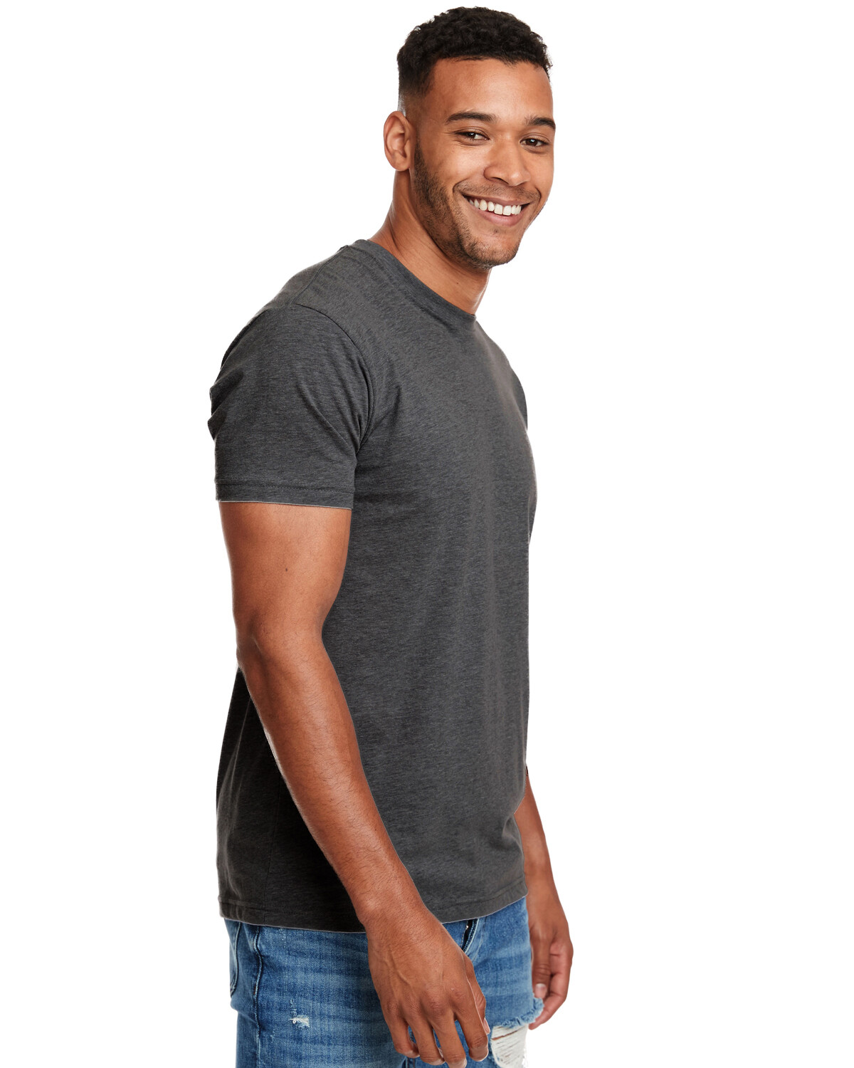 Men's Short Sleeve T Shirt Size 3XL Charcoal Gray Next Level 6210 NEW Blank gallery