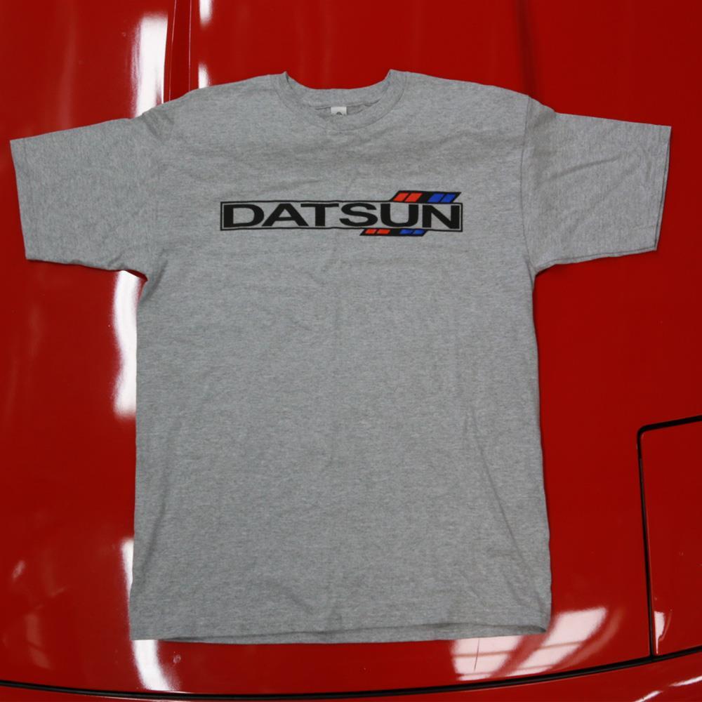 Old School DATSUN C Logo TShirt - GRAY - 510 Bluebird 180Z 240Z gallery