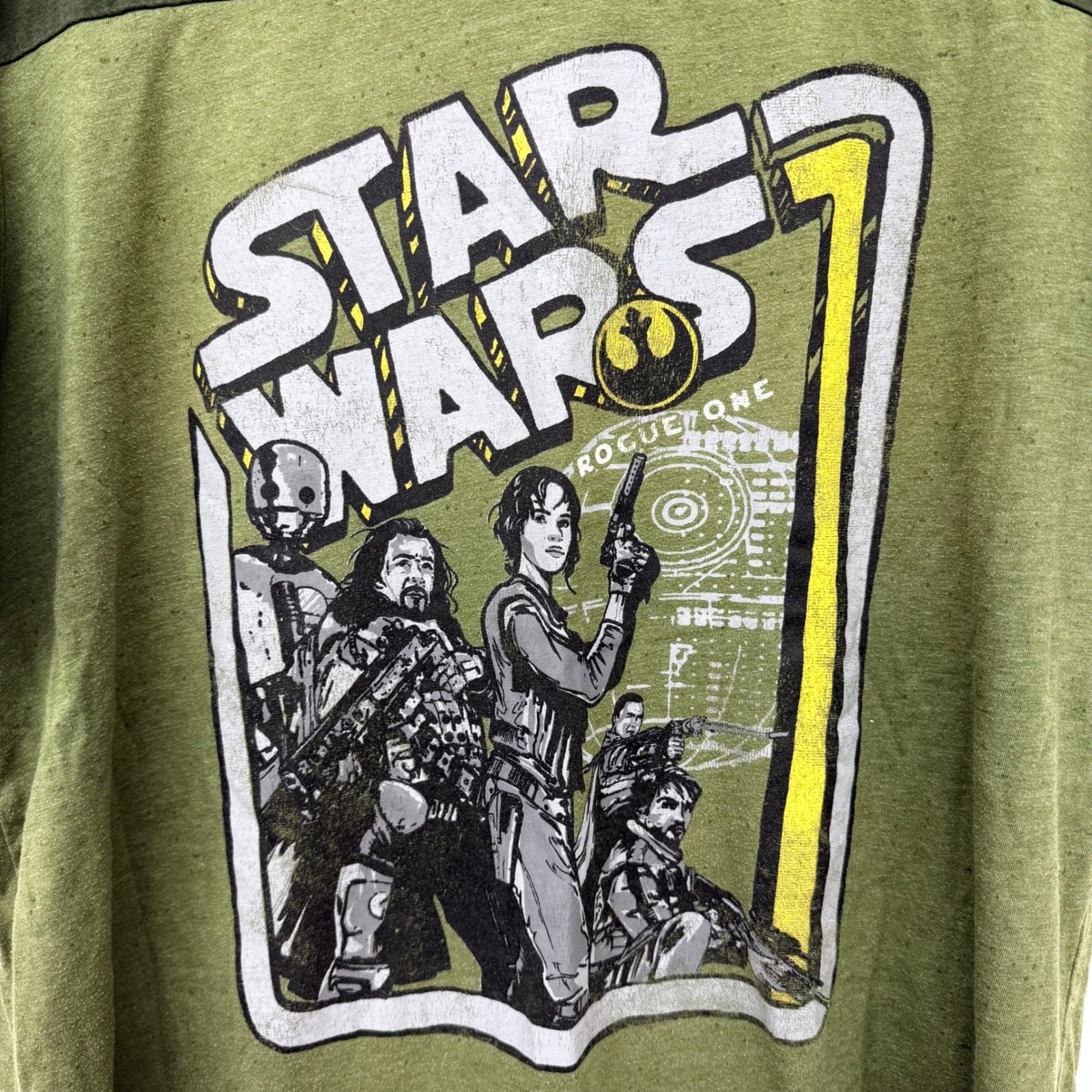 Star Wars Rogue One Fifth Sun Graphic Sci-Fi Tee Mens XL Green gallery