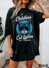 Kamala Harris Shirt, This Childless Cat Lady is Voting Kamala