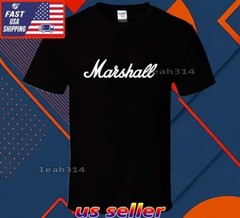 New Shirt Marshall Amplification Logo T-Shirt Funny American Unisex Size S-5XL