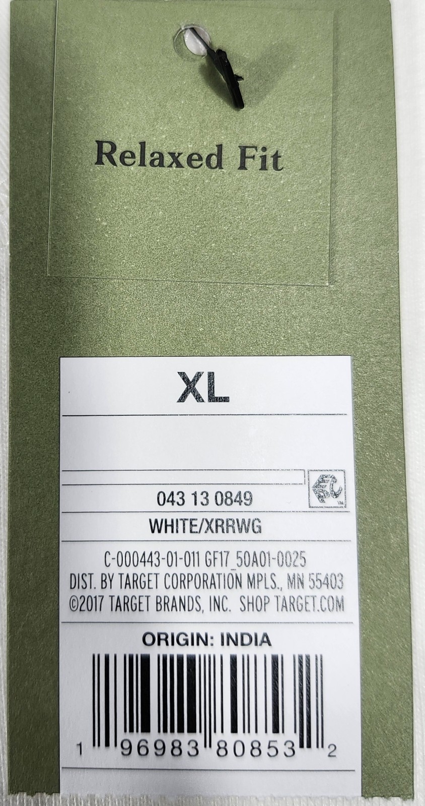 Men's Crew Neck T Shirt XL White "Pack of 2" Pocket Relaxed Fit Goodfellow Co gallery