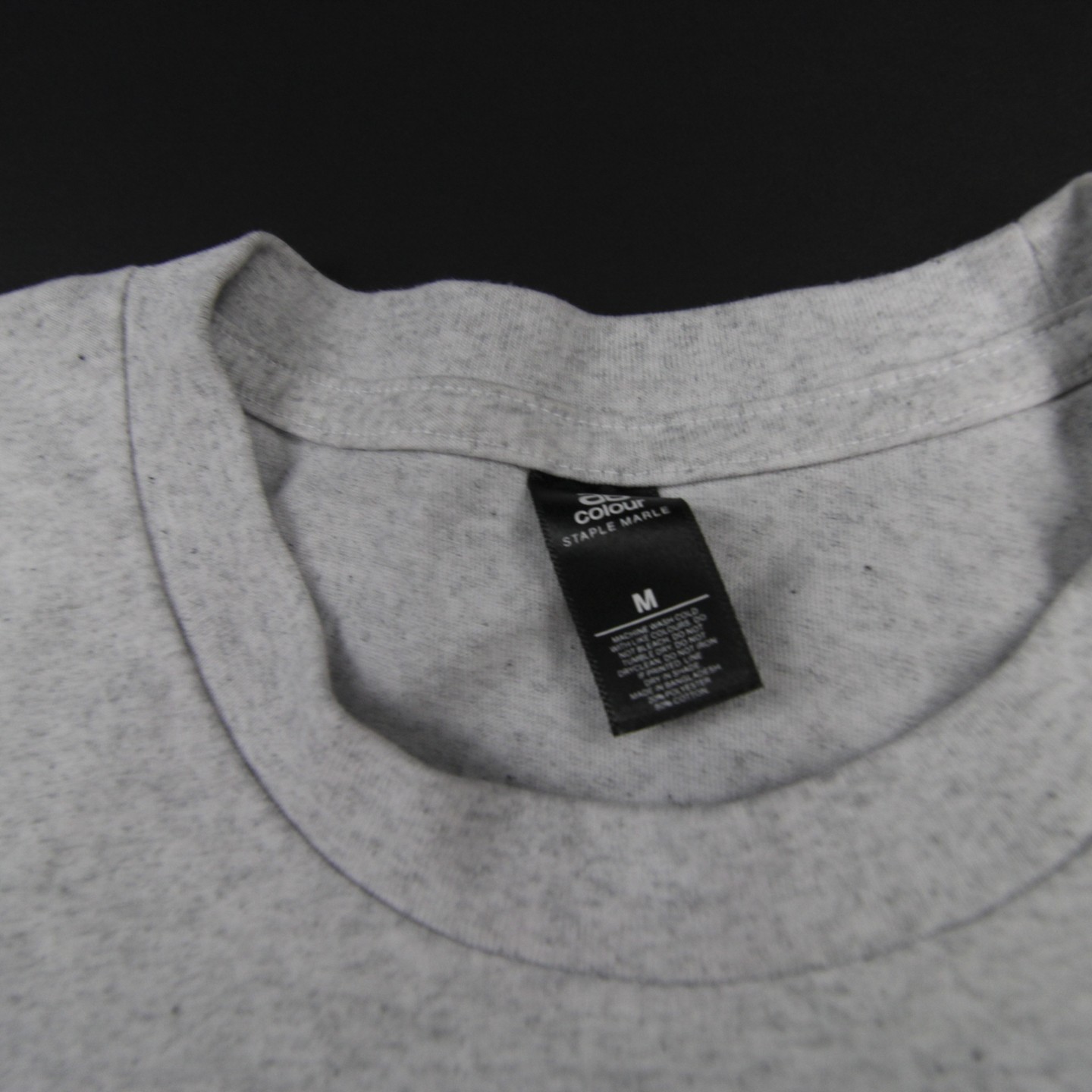 AS Colour Short Sleeve Shirt Men's Light Gray Used M gallery