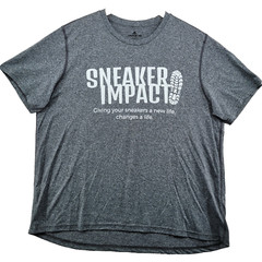 Adidas Creator Tee Men’s Size XL Solid Gray Sneaker Impact Crew-Neck T-Shirt