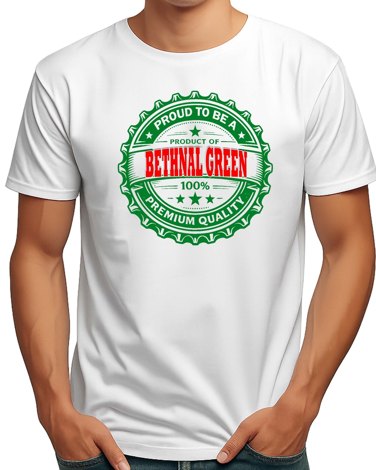 BETHNAL GREEN LONDON HOMETOWN MENS BEER T-SHIRT FUNNY BIRTHDAY PRESENT gallery