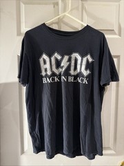 AC/DC back in black men’s shirt size XL