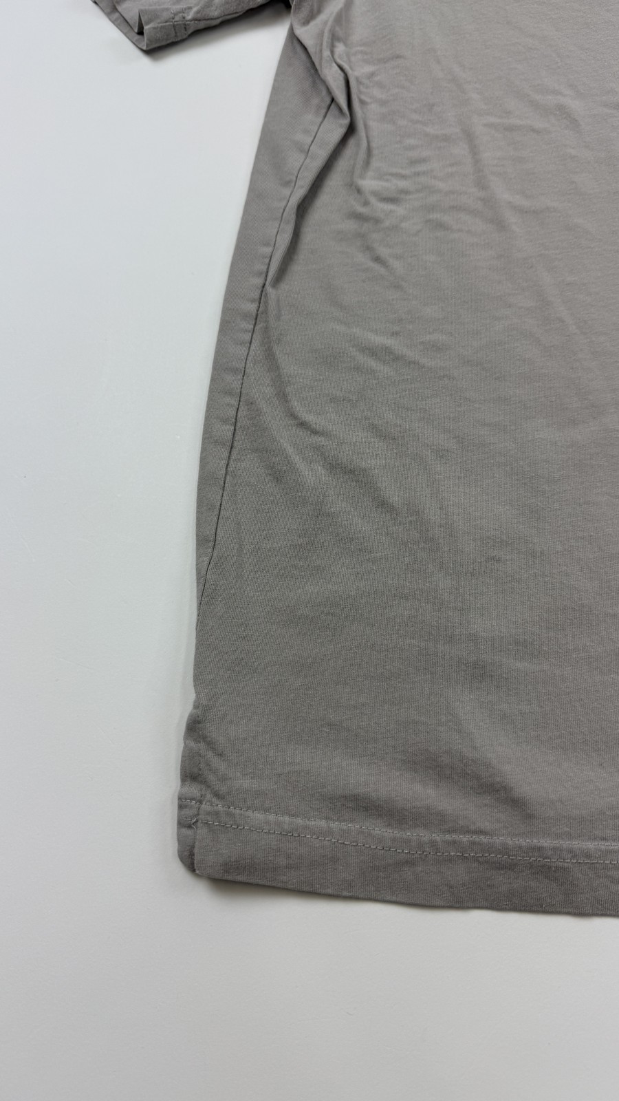 Paul Fredrick Shirt Mens 2XL Gray Cotton Silk Blend Crewneck Short Sleeve Tee gallery