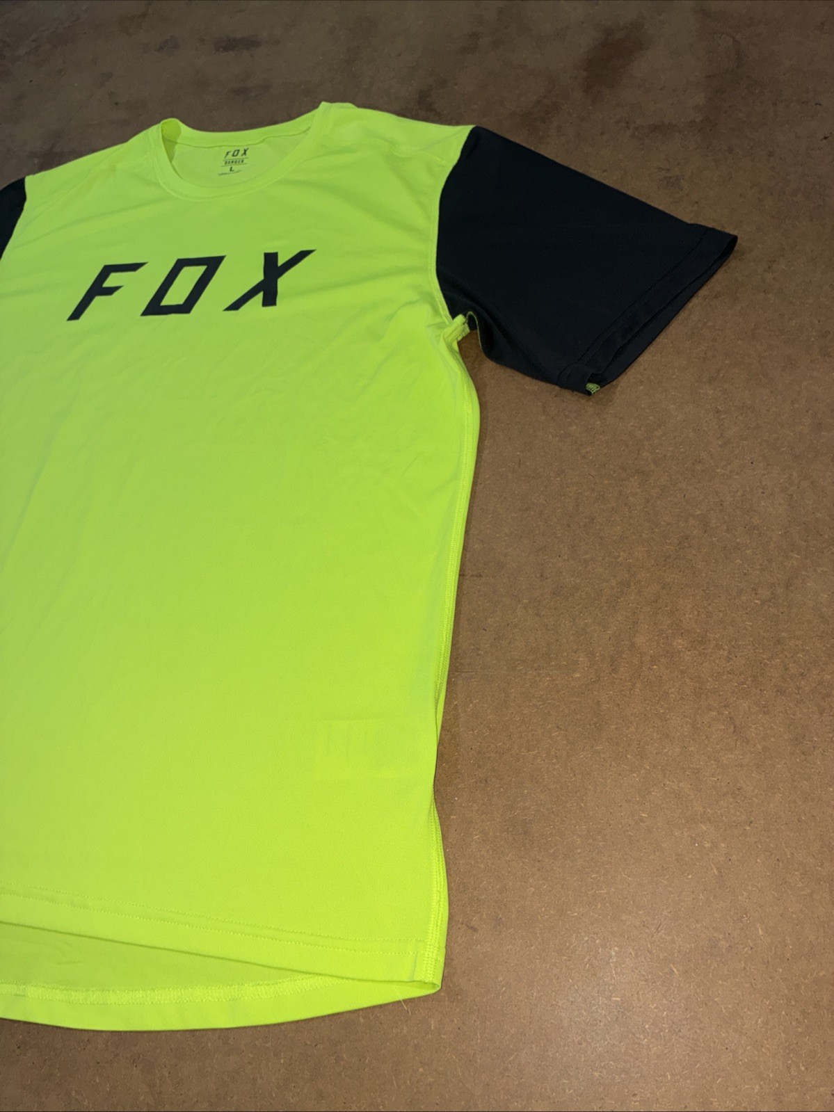 Fox Ranger Men’s Performance T-Shirt Neon Yellow Large Racing Motorcycle BMX gallery