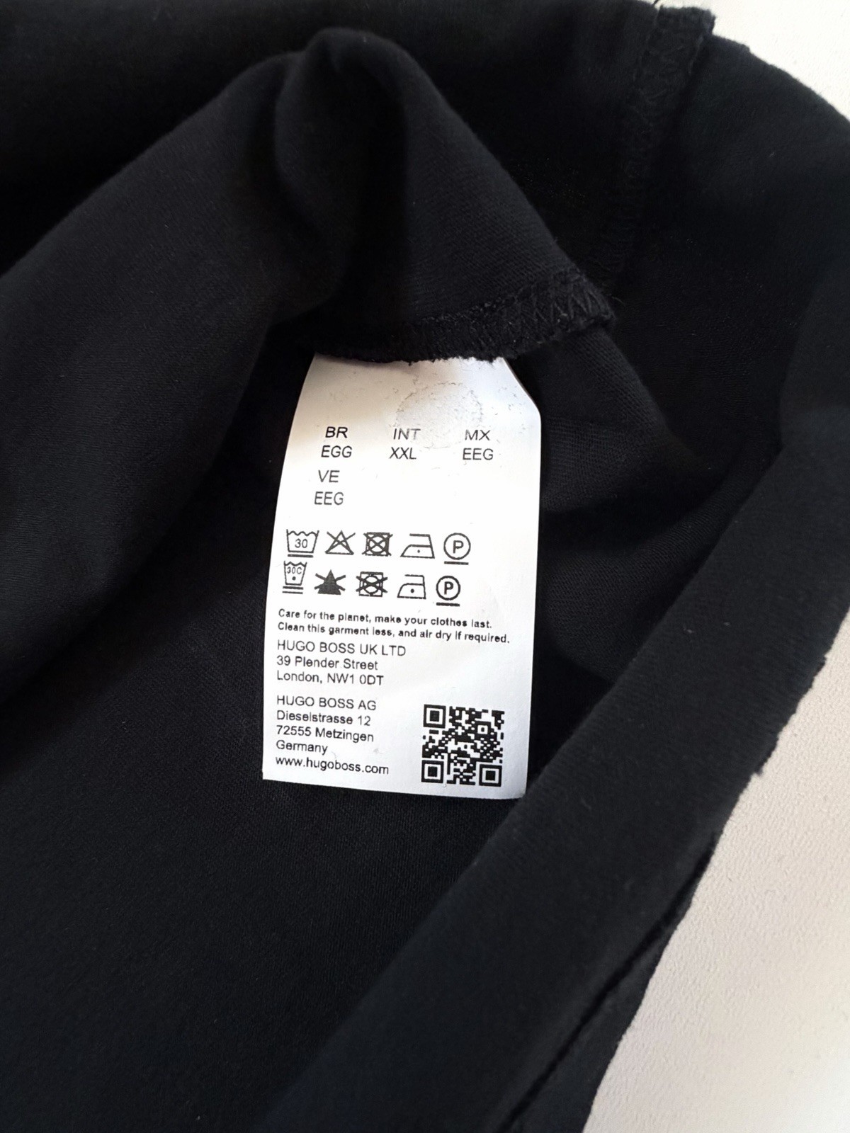 Hugo Boss Shirt Black Slim Fit Muscle Tee Luxury T-shirt Casual Men’s XXL gallery