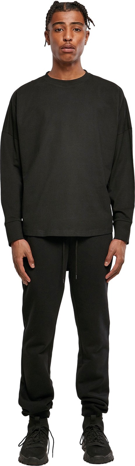 Build Your Brand Oversize cut on sleeve long sleeve - Round neck, Set-in sleeve gallery