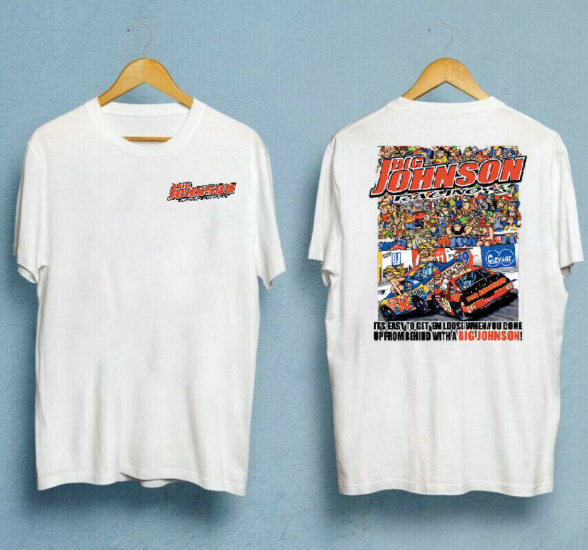 Big Johnson RACING Vintage T-shirt You Come Up From Behind With A Big Johnson