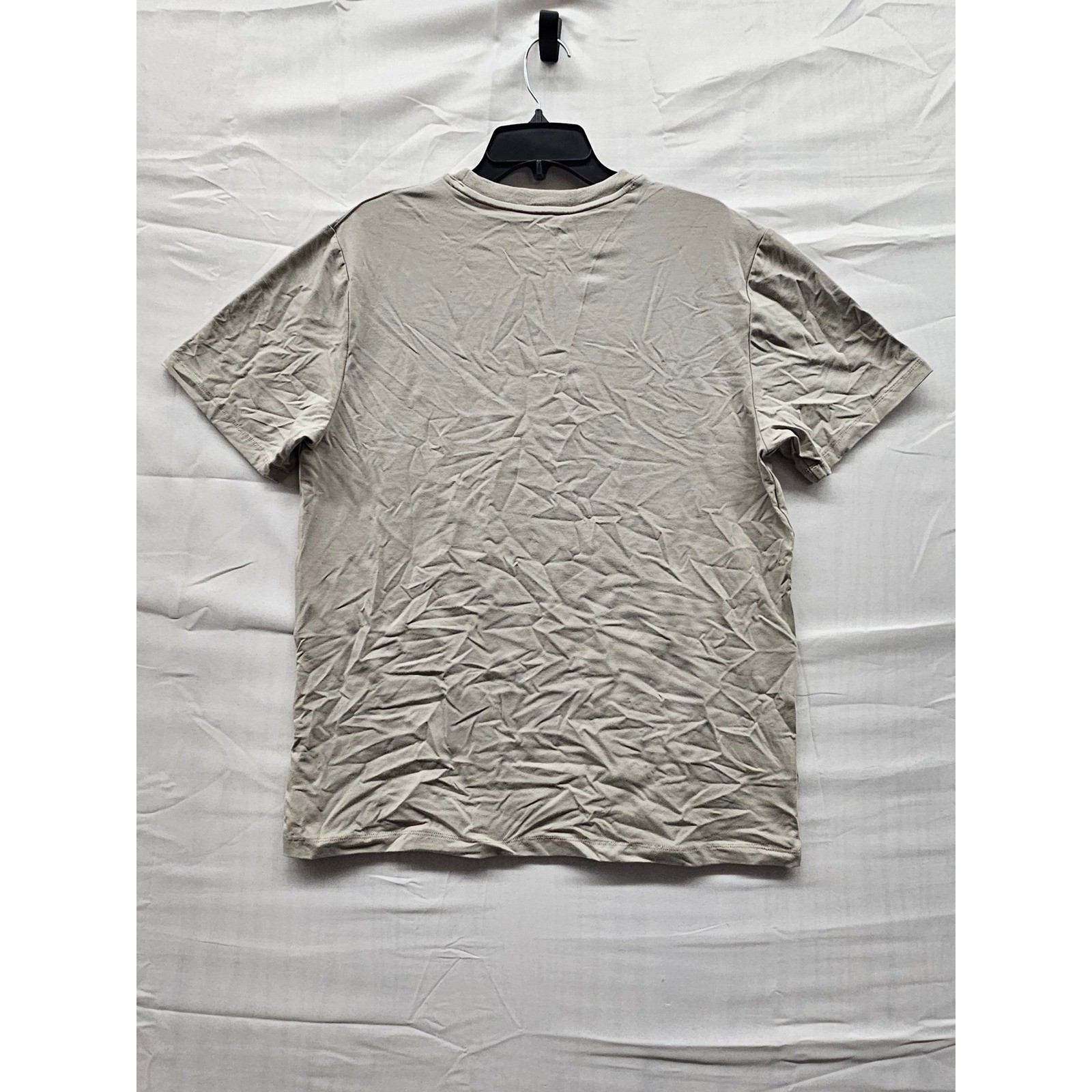 Goodfellow & Co Mens Standard Fit Crewneck T-Shirt Tan Khaki Cotton Modal M gallery