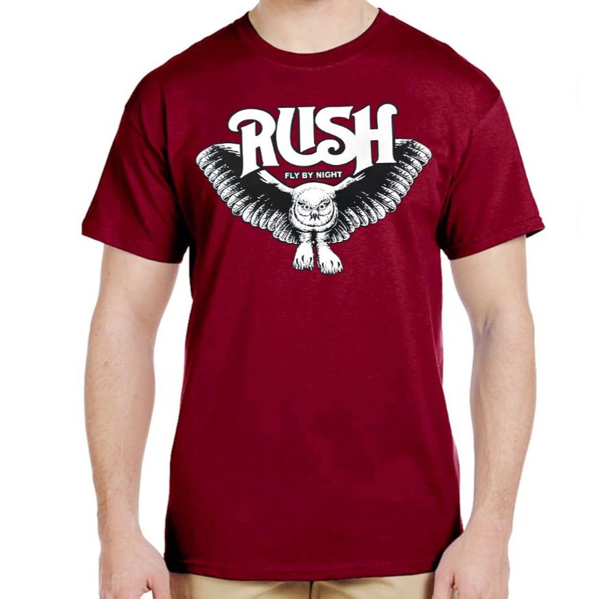 Rush Fly By Night Rock Band Men's T Shirt (Multiple Colors) gallery