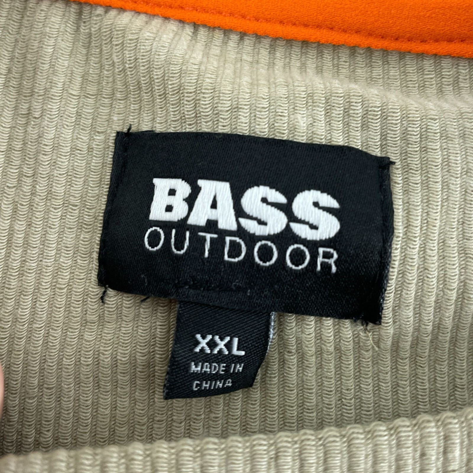 Bass Outdoor Mens XXL Long-Sleeve Utili-Tee Shirt Trench Coat Beige NWT 5841 gallery