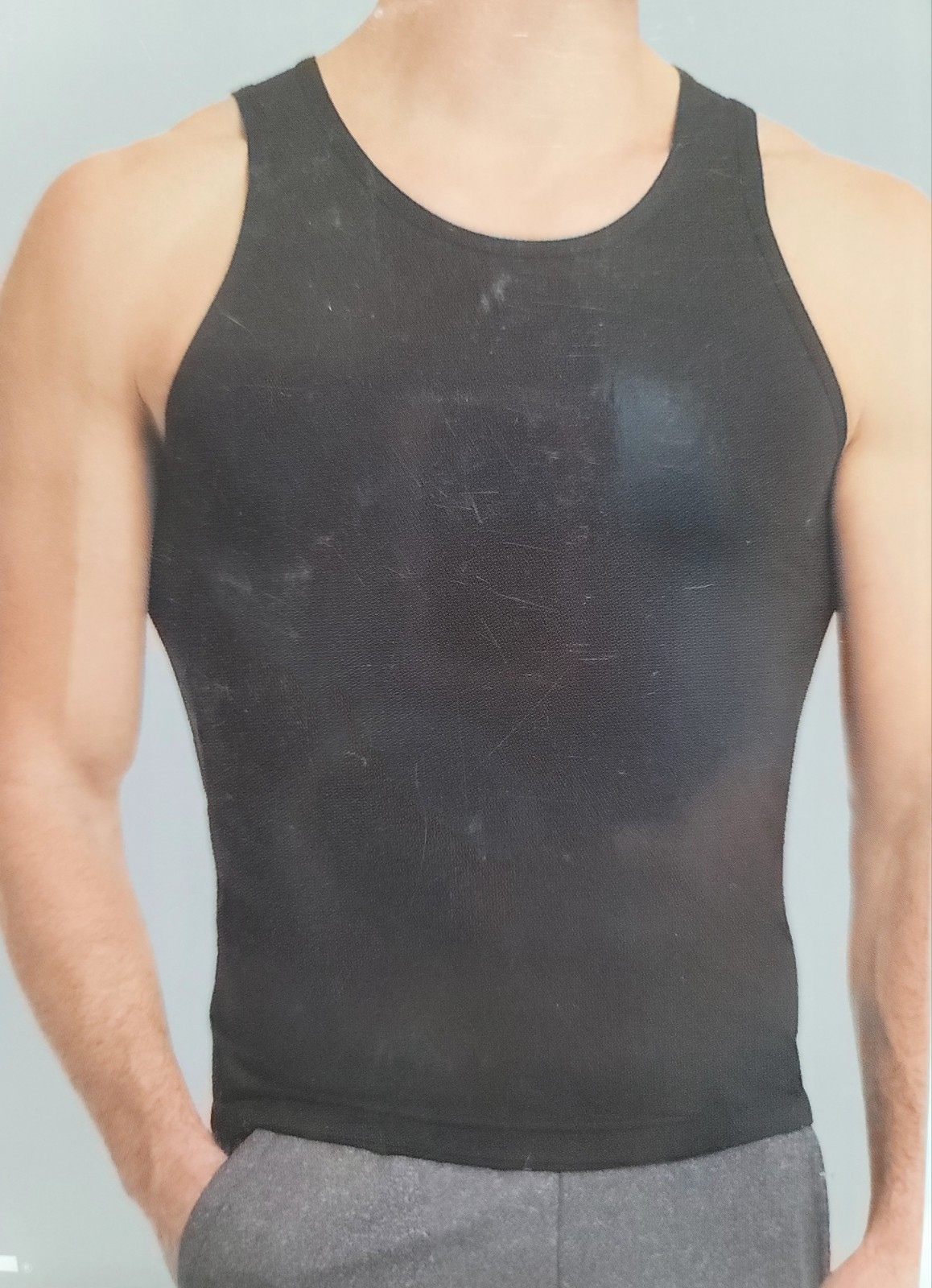 Brand New 32 Degrees Cool Men’s Comfort Mesh Tank Tops – 3 Pack Black Large