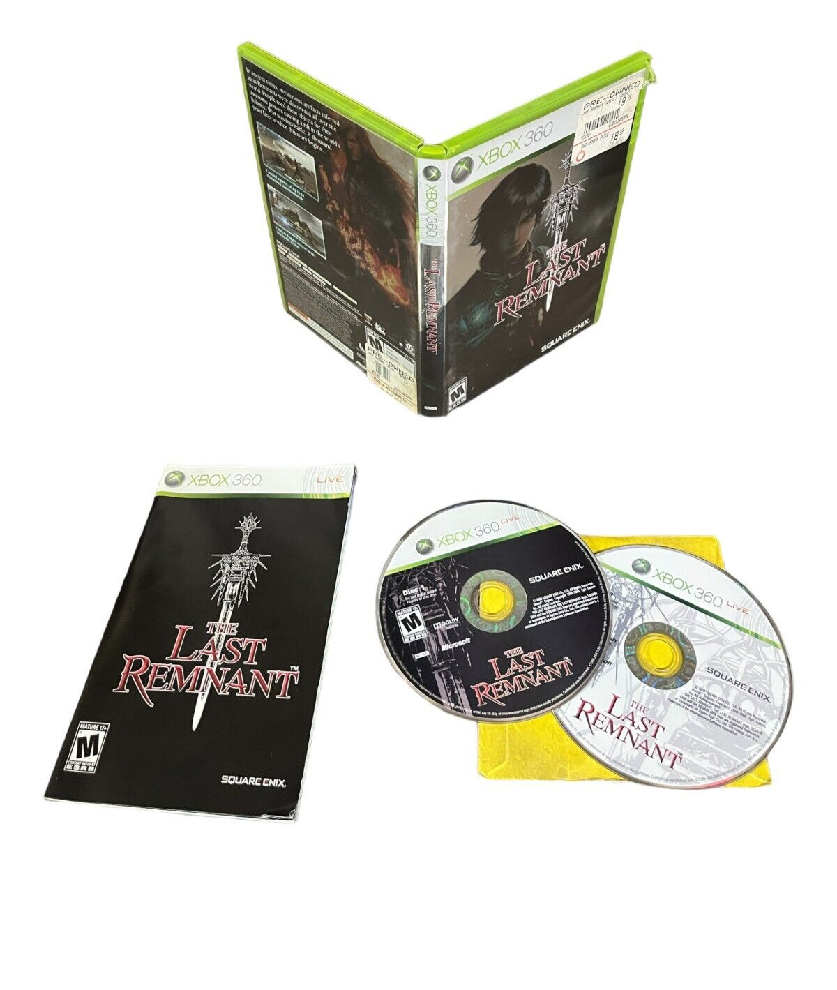 Microsoft Xbox 360 CIB COMPLETE TESTED The Last Remnant