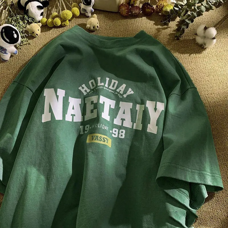 100% Cotton High Quality Soft Fabric Loose Style Unisex T-Shirt Short-Sleeved gallery
