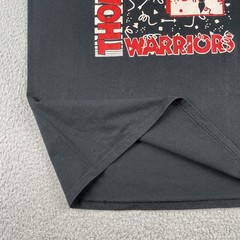 Vintage Thompson Warriors Homecoming Jerzees Large Black T Shirt Made In USA