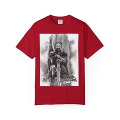 Religious Saint and American Flag Unisex Tee, Patriotic Jesus Shirt, Spiritual