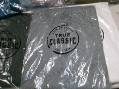 True Classic Henley Long Sleeve Tees Assorted Sizes & Colors