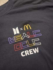 bts mcdonalds shirt (XL)