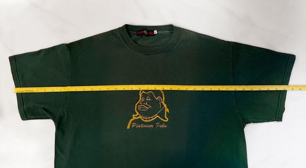 2000s Platinum FUBU Fat Albert Gold Embroidered T-Shirt Large gallery