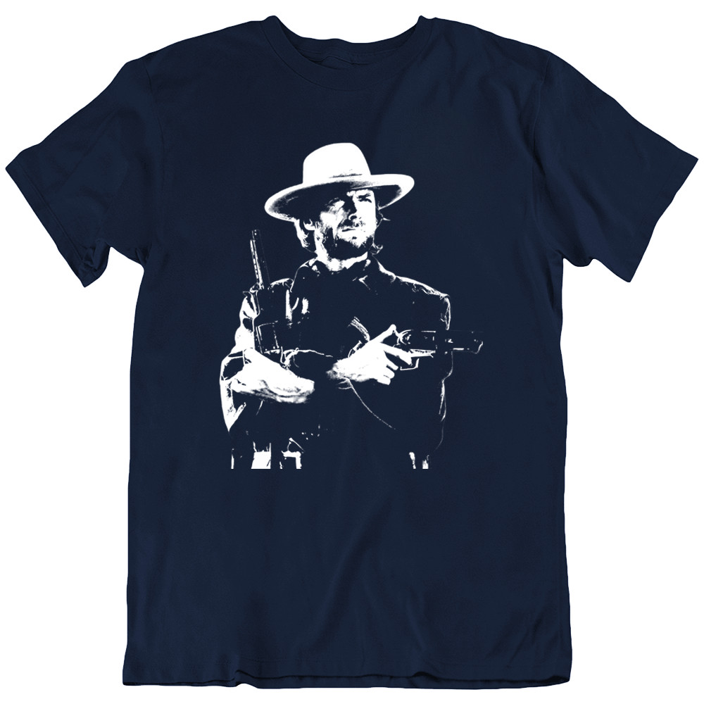 Clint Eastwood The Outlaw Western Cowboy Josey Wales Retro T Shirt Tee Gift New gallery