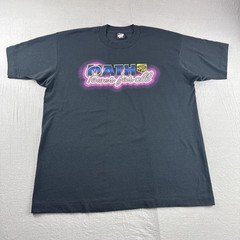 Vintage Screen Stars Best Math Power For All Shirt Size XL Black 90s Made in USA