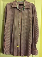 Bugatchi uomo Button down shirt size XXL flip cuff