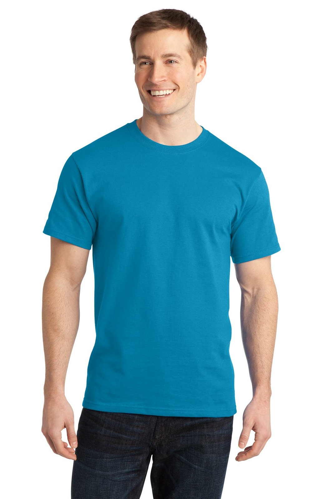 Port & Company PC150 Mens Short Sleeve Essential Ring Spun Cotton Crew T-Shirt gallery