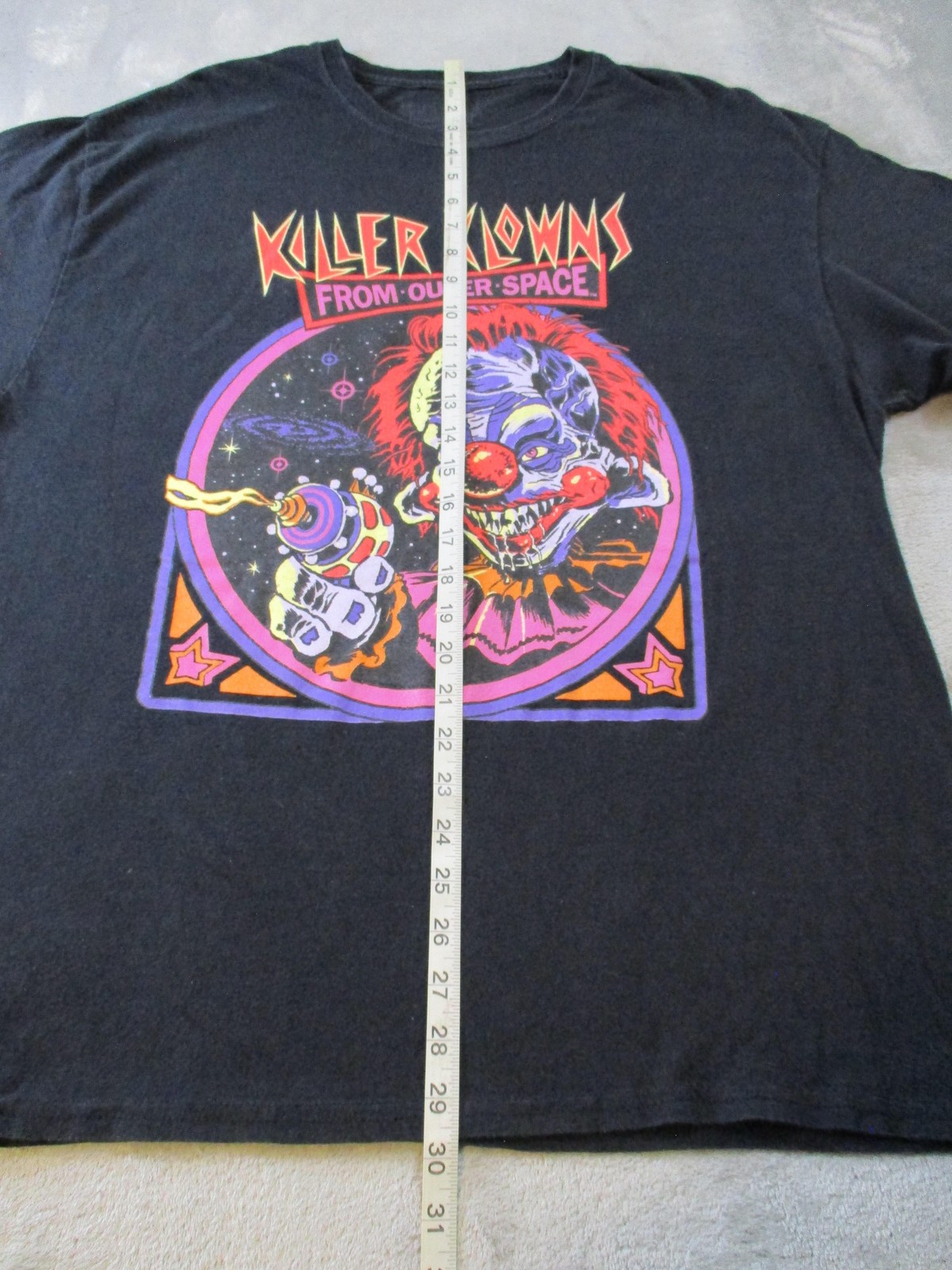 Killer Klowns From Outer Space Shirt Mens XL Black Goodie Two Sleeves Horror gallery