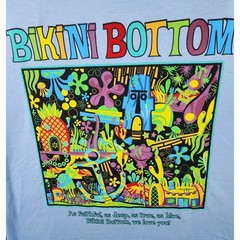 Nickelodeon SpongeBob SquarePants Bikini Bottom T-Shirt Men’s Medium Cartoon