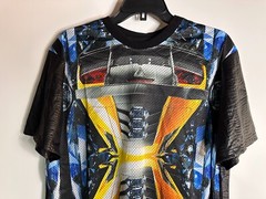 WT02 Gold Edition Auto Print Jersey Style T Shirt Men Size XL