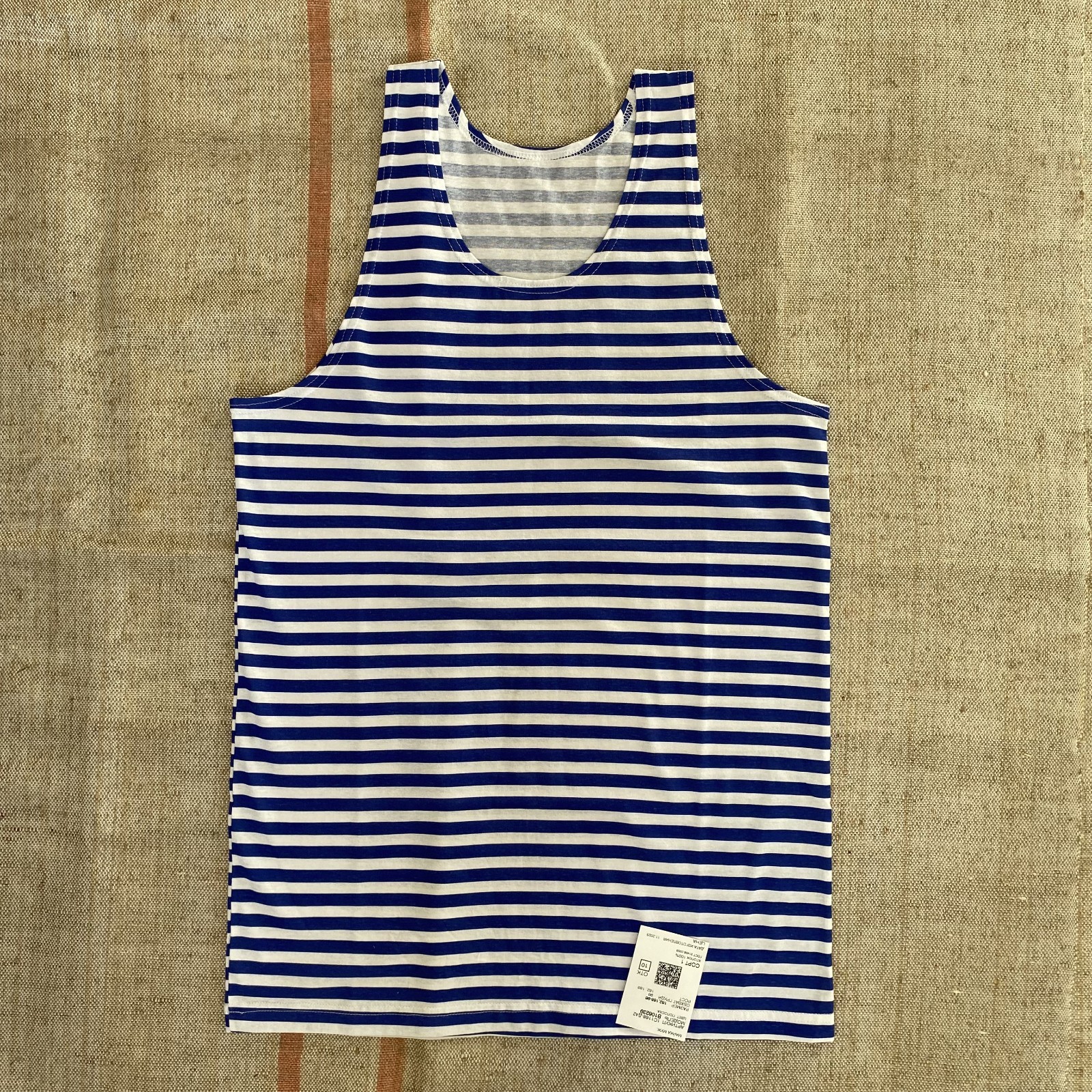USSR Paratrooper VDV Telnyashka Sleeveless Military Sailor striped T-Shirt Cotto gallery