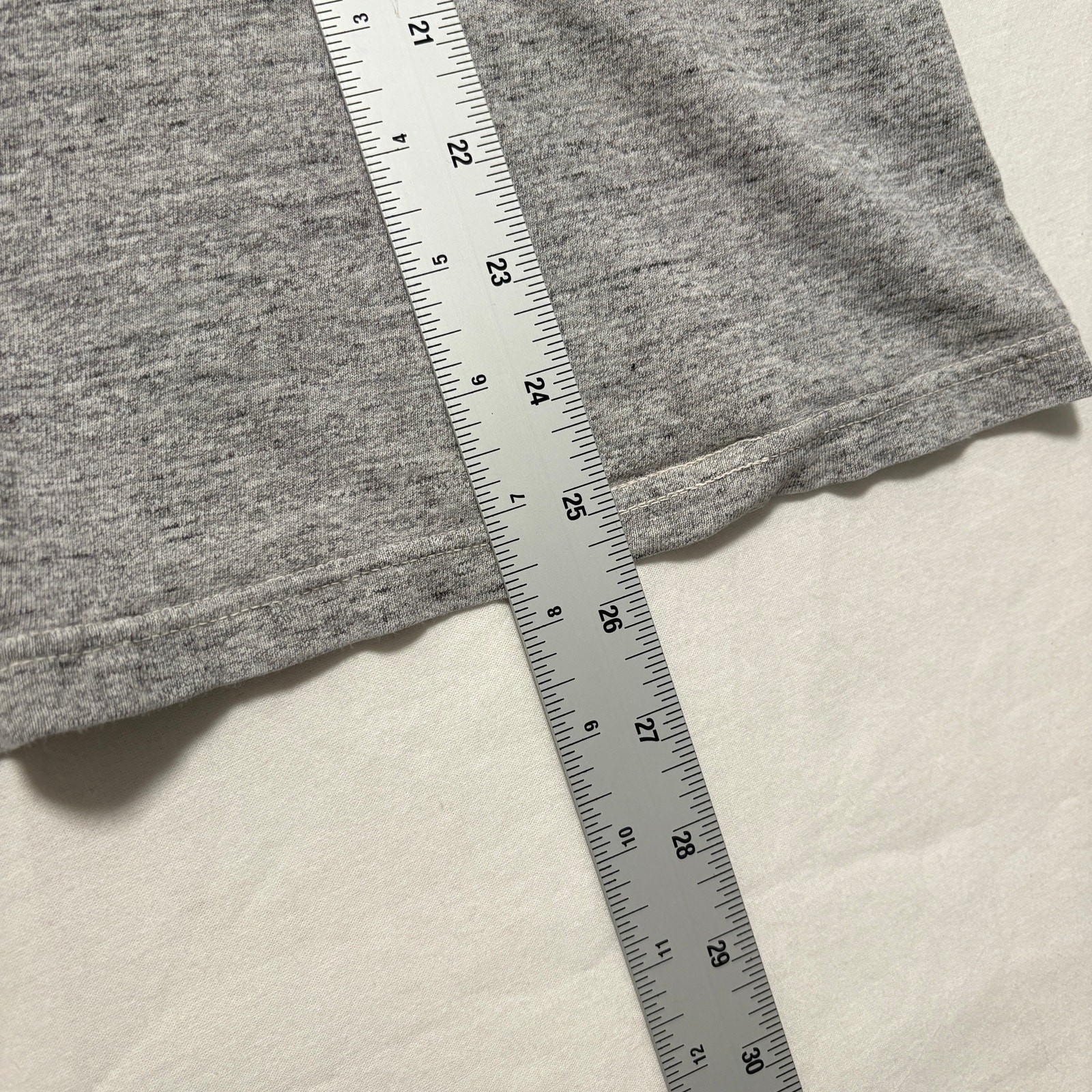 Whitesville Tubular Quali-T Heavyweight Short Sleeve Cotton T-Shirt Men’s L Gray gallery