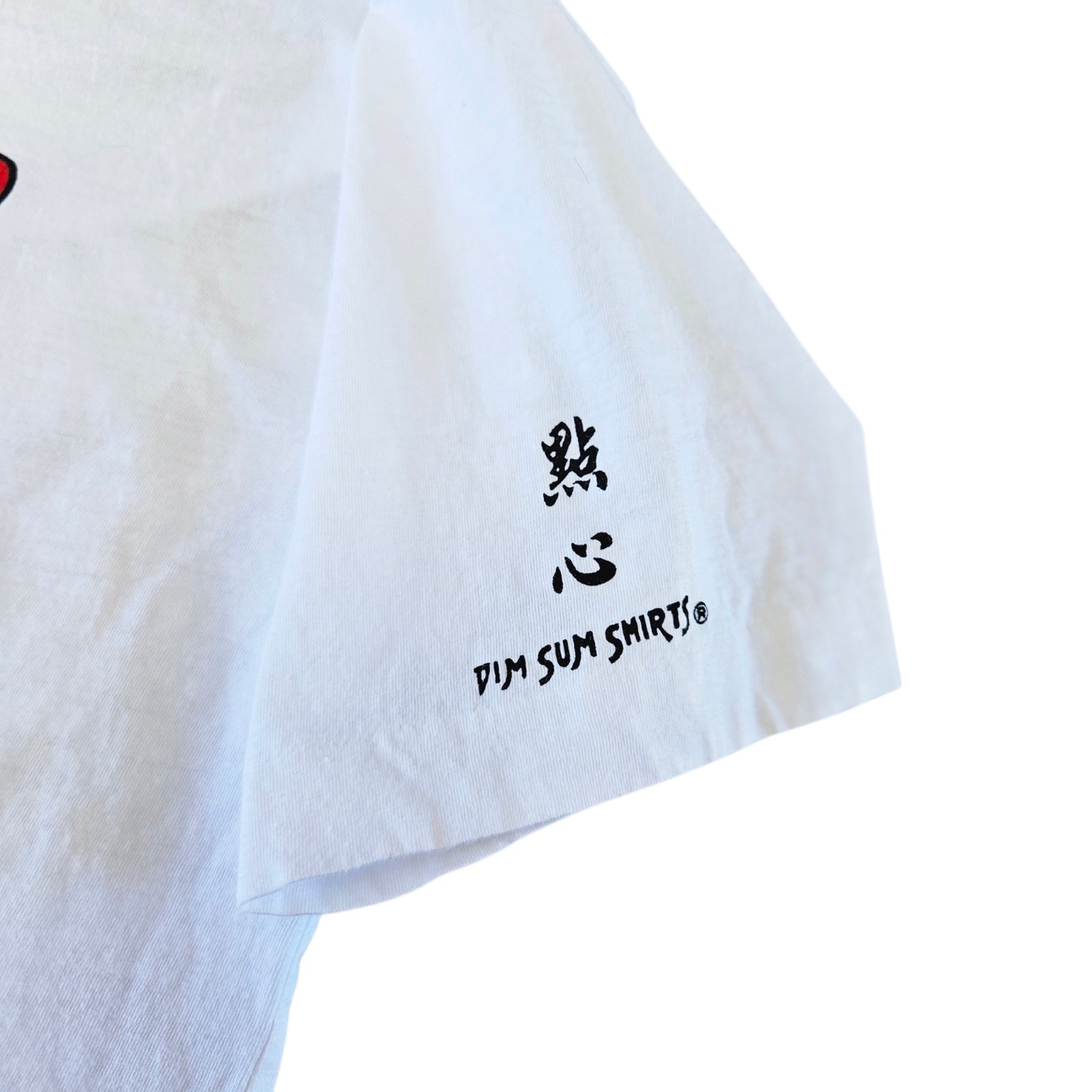 Vintage Dim Sum Shirts I Survived Hong Kong T Shirt Size L White 2 Sided Graphic gallery