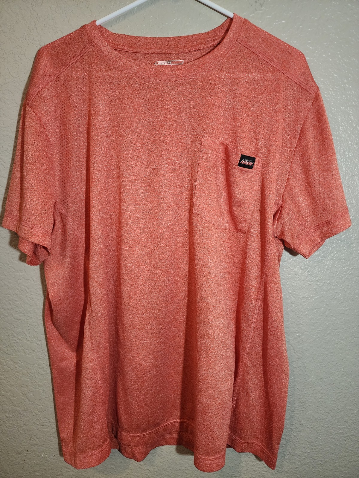 Dickies Men's T-Shirt, Size XL, Orange, Breathable, Short Sleeve, Easy Care gallery