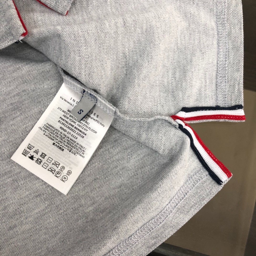 Moncler Gray Men's Summer Short-Sleeve Polo Shirt L gallery